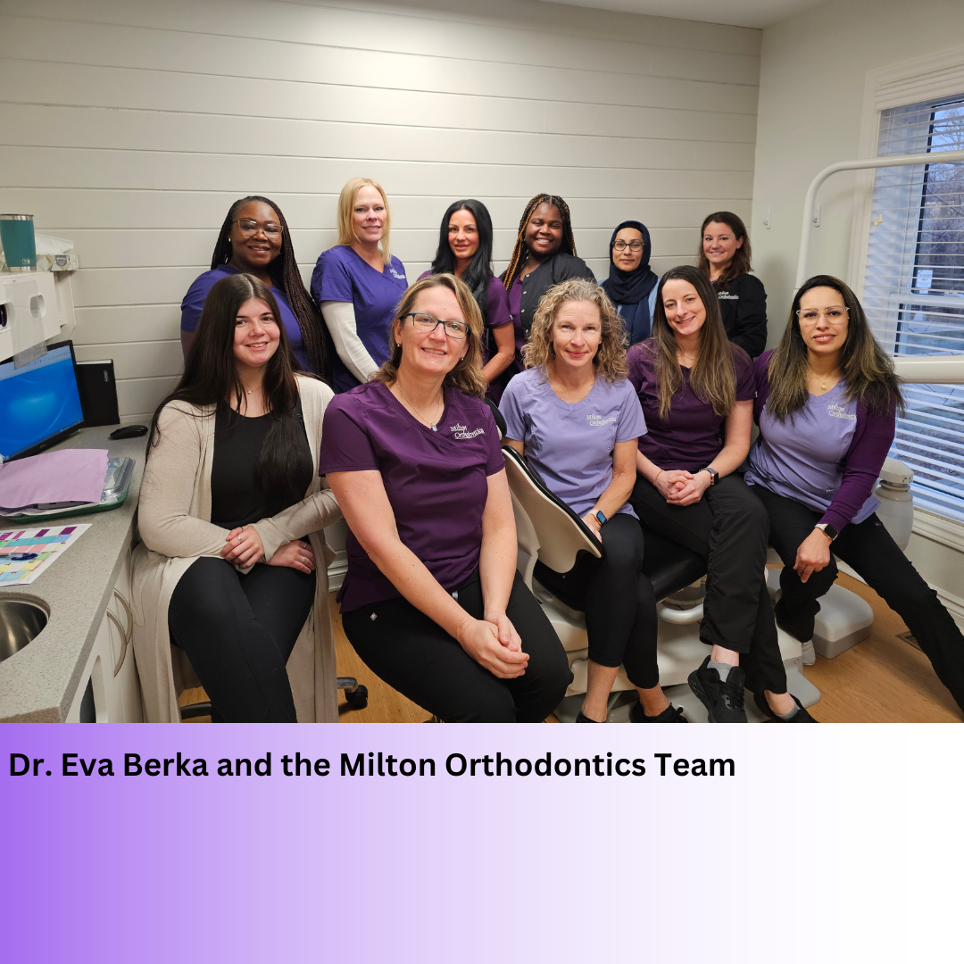 Milton Orthodontics Team - including Dr Eva Berka, Dental Hygienist's and Office Managers