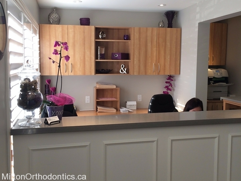 Milton Orthodontics Gallery Office Reception               