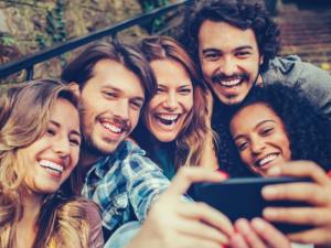 Milton Orthodontics Adult Braces Friends Selfie                              