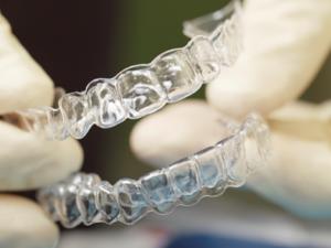 Milton Orthodontics Invisalign Retainers, Top and Bottom   